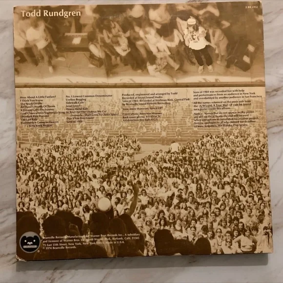Todd Rundgren Dbl LP plus Poster - Picture 2 of 8